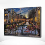 Diamond Painting Amsterdamer Kanäle