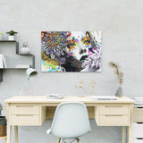 Diamond Painting Frau mit Blume