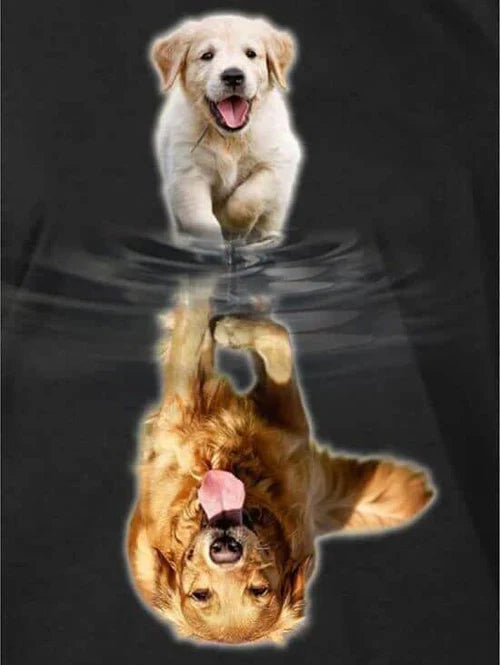 Diamond Painting Große und Kleine Labrador