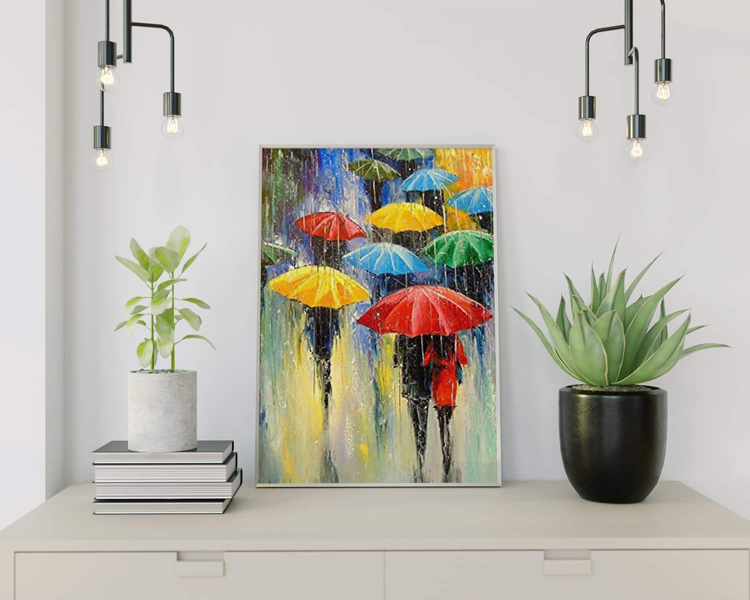 Diamond Painting Regenschirm