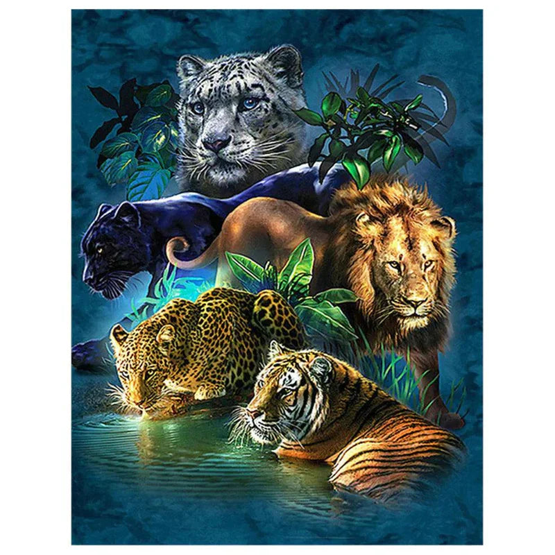 Diamond Painting Tiere Safari