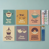 Malen nach Zahlen – 6 Mini-Gemälde - Kaffee & Chill