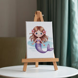 Malen nach Zahlen – 6 Mini-Gemälde - Meerjungfrauen & Meeresfreunde