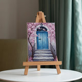 Malen nach Zahlen – 6 Mini-Gemälde - Blütenblätter & Portale