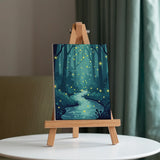 Malen nach Zahlen – 6 Mini-Gemälde - Waldelfen-Glanz