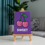 Malen nach Zahlen – 6 Mini-Gemälde - Lila Vase