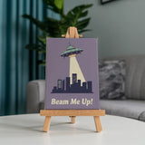 Malen nach Zahlen – 6 Mini-Gemälde - Retro-Weltraumwunder