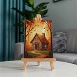 Malen nach Zahlen – 6 Mini-Gemälde - September Spruch