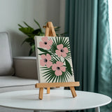 Malen nach Zahlen – 6 Mini-Gemälde - Auffällige Blumen