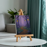 Malen nach Zahlen – 6 Mini-Gemälde - Waldelfen-Glanz