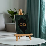 Malen nach Zahlen – 6 Mini-Gemälde - Waldkauz in der Dämmerung