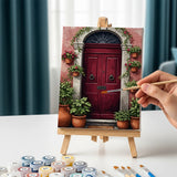 Malen nach Zahlen – 6 Mini-Gemälde - Blütenblätter & Portale