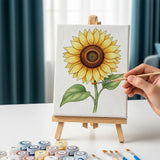 Malen nach Zahlen – 6 Mini-Gemälde - Die Sprache der Blumen