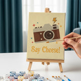 Malen nach Zahlen – 6 Mini-Gemälde - Retro-Reisetempo