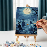 Malen nach Zahlen – 6 Mini-Gemälde - Spuknächte-Kollektion