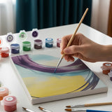 Malen nach Zahlen – 6 Mini-Gemälde - Ätherische Horizonte