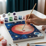 Malen nach Zahlen – 6 Mini-Gemälde - Außerhalb dieser Welt