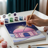 Malen nach Zahlen – 6 Mini-Gemälde - Cloudland Lieblinge