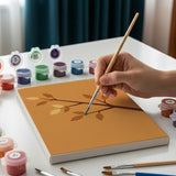 Malen nach Zahlen – 6 Mini-Gemälde - Flüsternde Herbstblätter