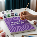 Malen nach Zahlen – 6 Mini-Gemälde - Lila Vase