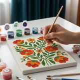 Malen nach Zahlen – 6 Mini-Gemälde - Retro berechtigt