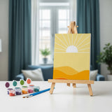 Malen nach Zahlen – 3 Mini-Gemälde - Himmlische Übergänge