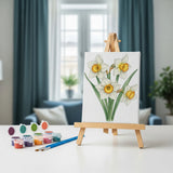 Malen nach Zahlen – 6 Mini-Gemälde - Die Sprache der Blumen