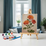 Malen nach Zahlen – 6 Mini-Gemälde - Herbstblüte