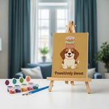 Malen nach Zahlen – 6 Mini-Gemälde - Tier-Wortspiel-Parade