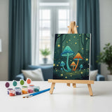 Malen nach Zahlen – 6 Mini-Gemälde - Waldelfen-Glanz