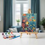 Malen nach Zahlen – 6 Mini-Gemälde - Wunder des Meeres