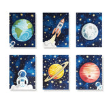 Malen nach Zahlen – 6 Mini-Gemälde - Außerhalb dieser Welt