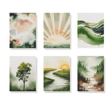 Malen nach Zahlen – 6 Mini-Gemälde - Flüstern der Natur