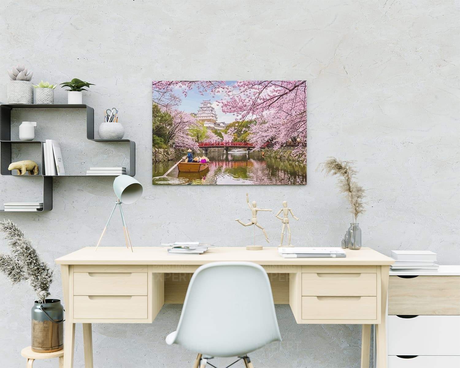Malen nach Zahlen Blumen und Wasser