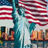 Malen nach Zahlen Freiheitsstatue Amerika