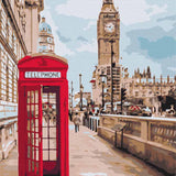 Malen nach Zahlen London Big Ben