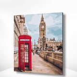 Malen nach Zahlen London Big Ben