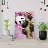 Malen nach Zahlen Panda