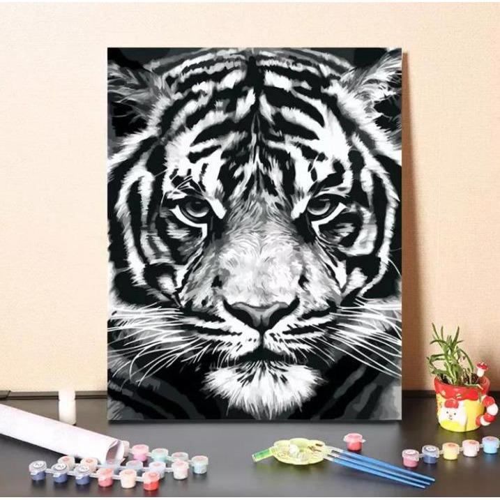 Malen nach Zahlen Tiger