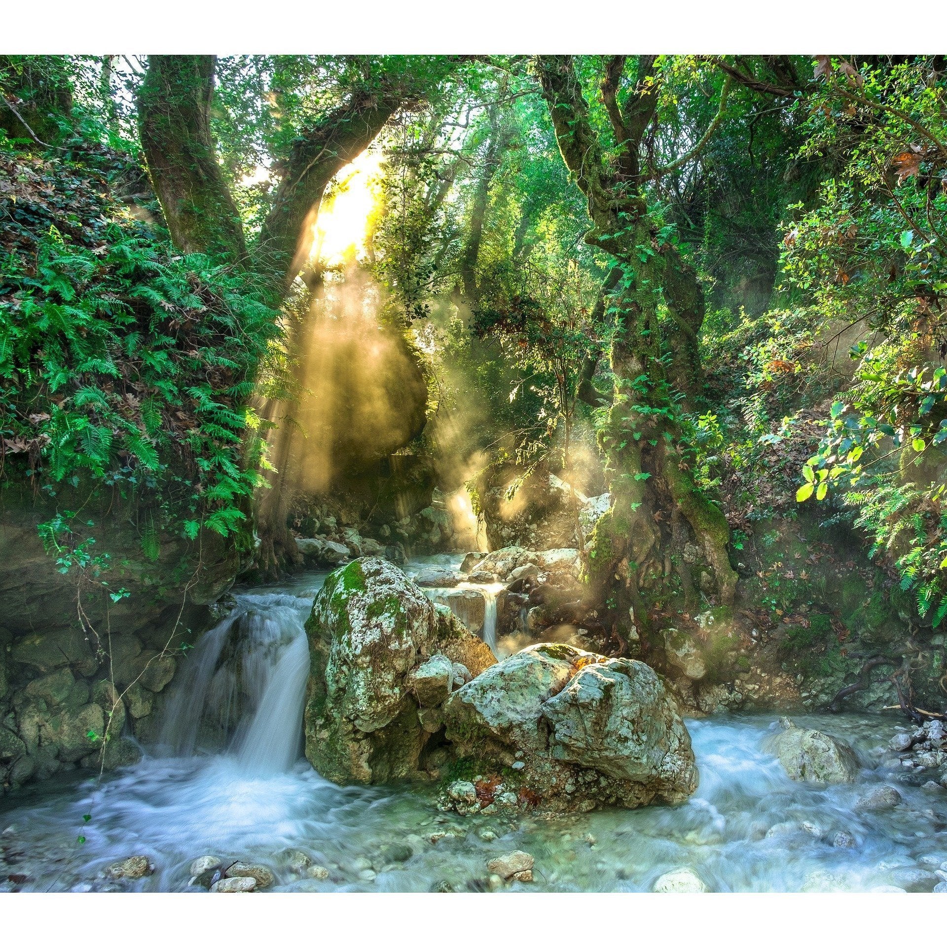 Malen nach Zahlen Wasserfall