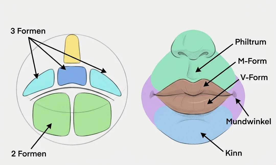 Mund zeichnen lernen in 5 einfachen Schritten