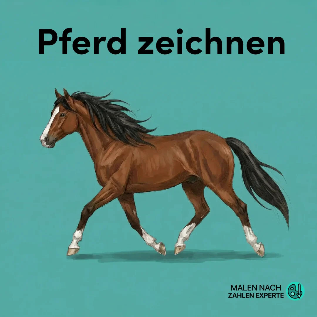 Pferd zeichnen lernen: Schritt für Schritt für Anfänger