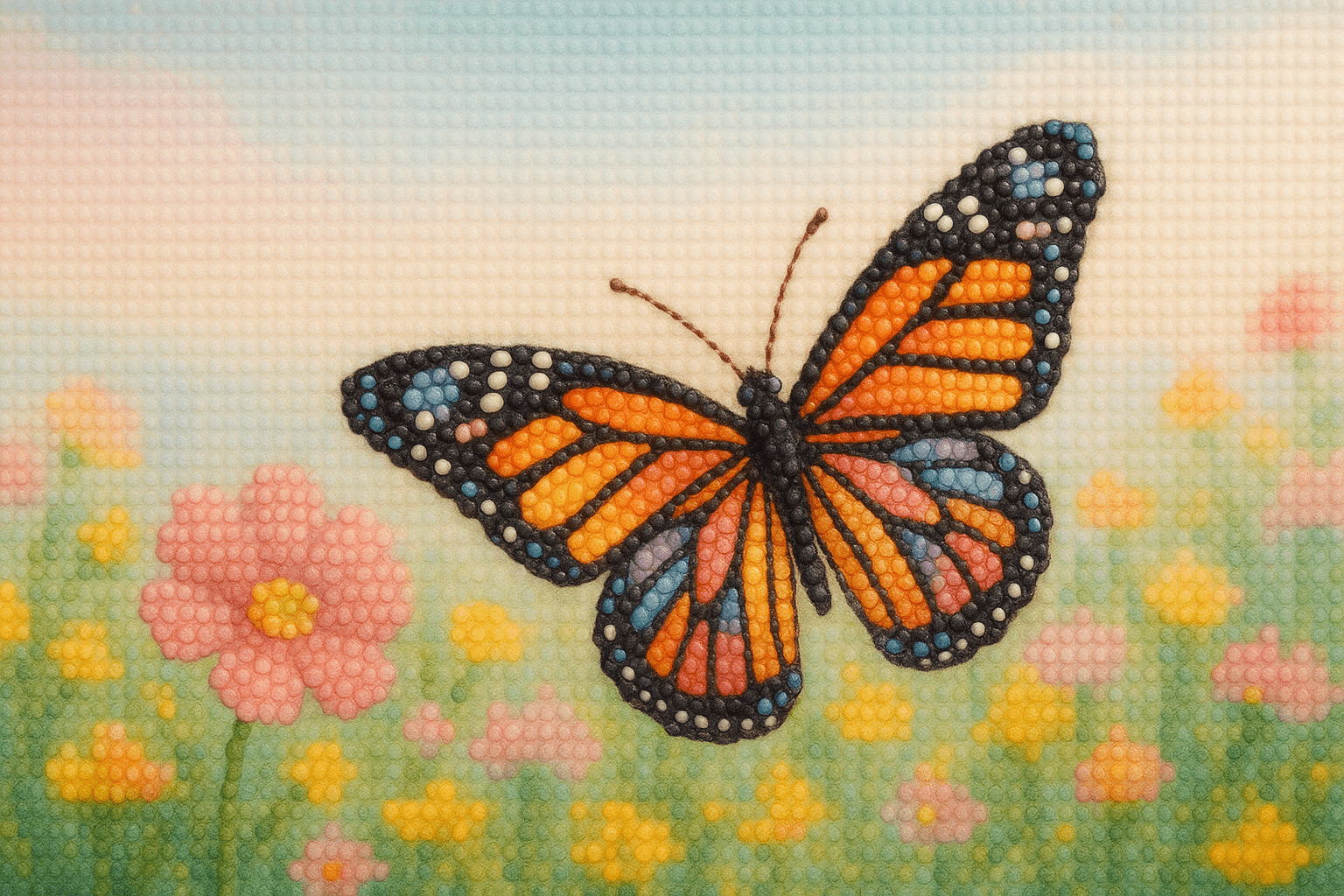 Gegossene oder doppelseitige Klebeschicht beim Diamond Painting?