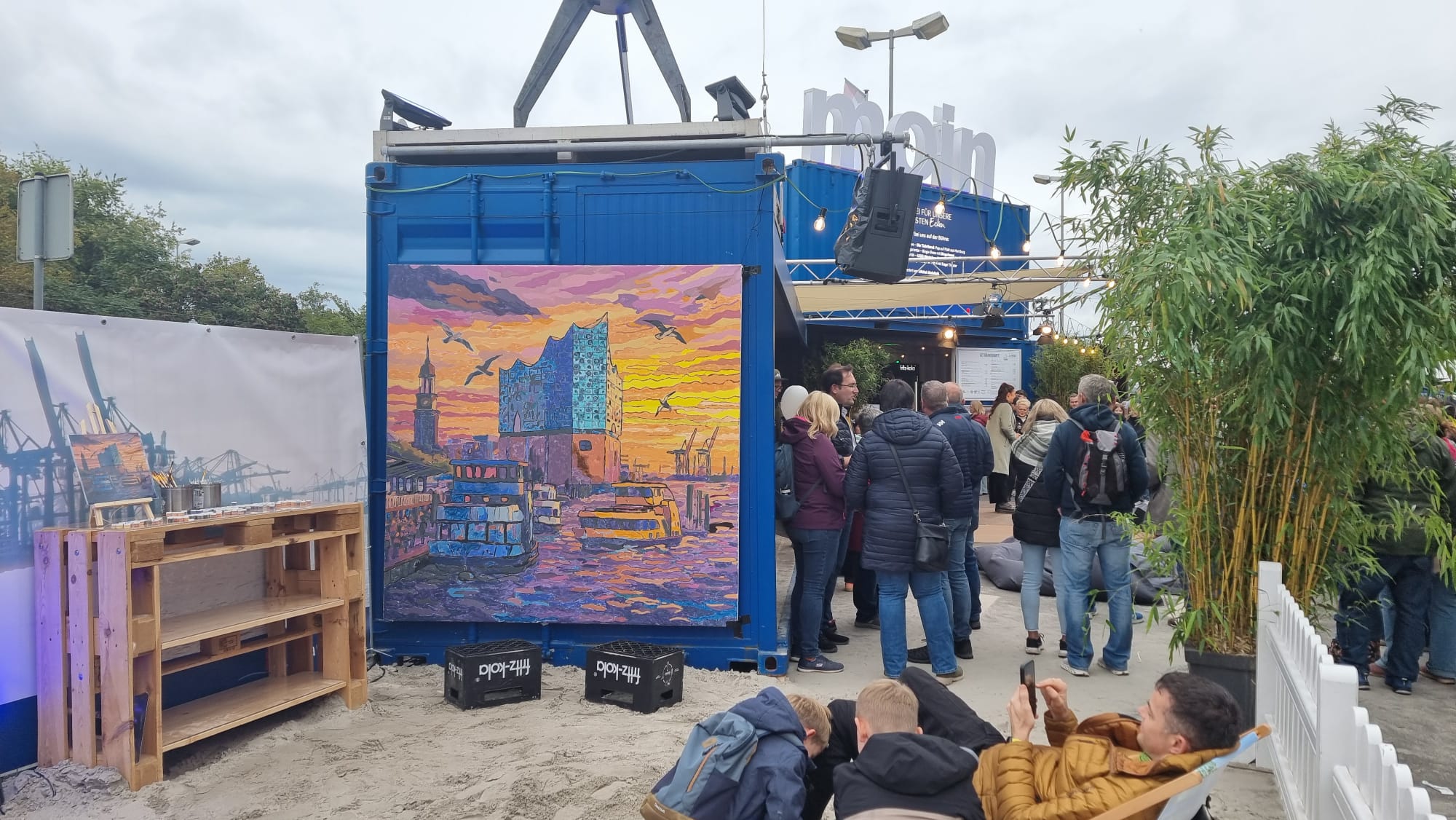 Fallstudie: 200×200 cm Malen-nach-Zahlen-Projekt in Hamburg (eigenes Foto)