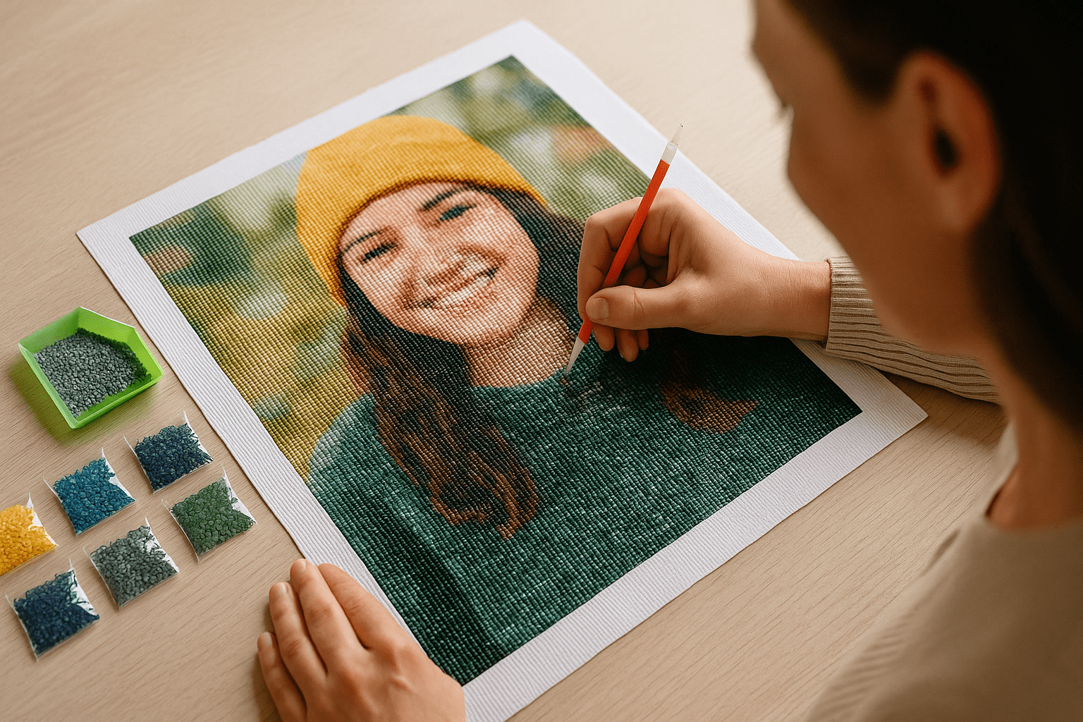 Osterdekoration mit übrigen Diamond Painting Steinen: Kreative Ideen für Zuhause