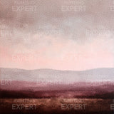 Diamond Painting Abstrakte minimalistische Landschaft in Lila, Taupe und Bordeauxrot