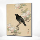 Diamond Painting Amsel bei Magnolie Japan