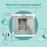 Diamond Painting Blühendes Fenster zur Vergangenheit
