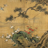 Diamond Painting Blüte unter der alten Kiefer Japan