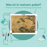 Diamond Painting Blüte unter der alten Kiefer Japan